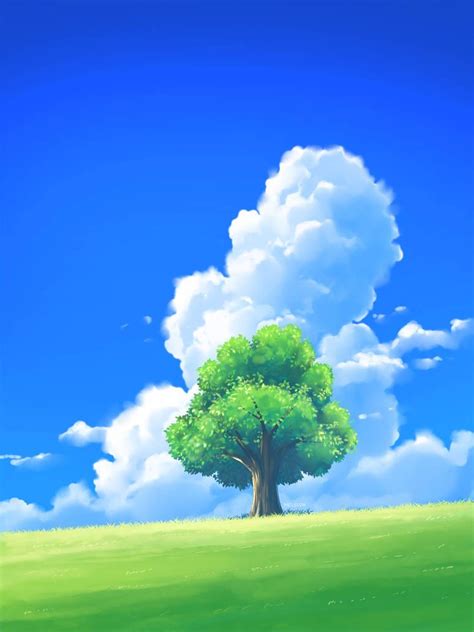 Anime Tree Background Best Hd Anime