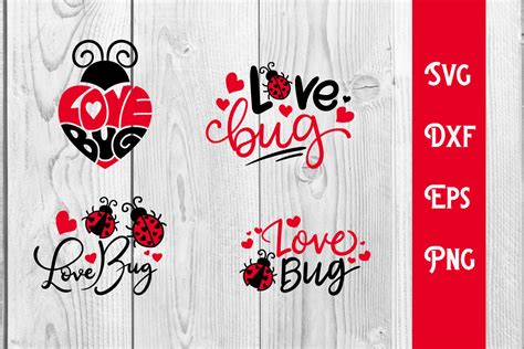 Love Bug Svg Valentine Cut File Sublim Graphic By Dadanpm · Creative