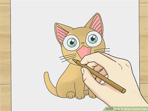 How To Draw Anime Cats Steps With Pictures Wikihow