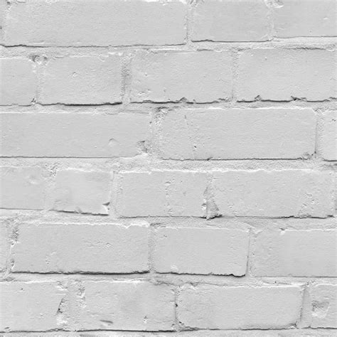 White Brick Effect Wallpaperbrickwallbrickworkstone Wallcomposite