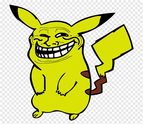 Pikachu Rage Comic Know Your Meme Trollface Meme Face Comics Mammal