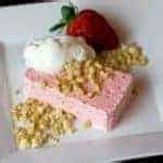 This cake recipe was created by me, i wanted to try something unique, something that is different then · strawberry angel food cake dessert made with fresh strawberries, jello, cool whip and angel food cake. Frozen Strawberry Mousse Terrine