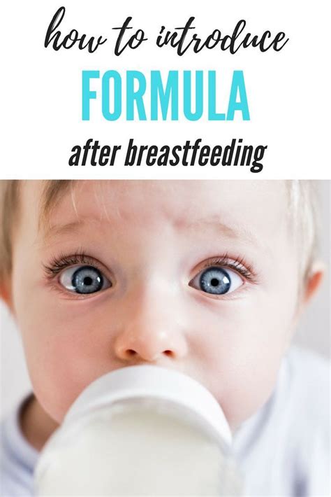 How To Introduce Formula To Your Baby Baby Breastfeeding