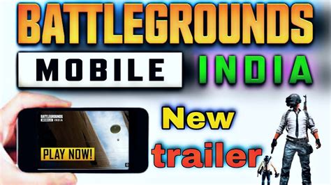 Battleground Mobile India Trailer New Official Launched Battleground Mobile India New