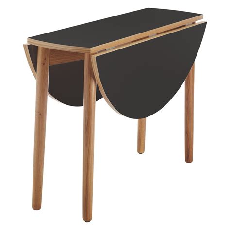Suki 2 4 Seater Black Folding Round Dining Table In 2020 Folding