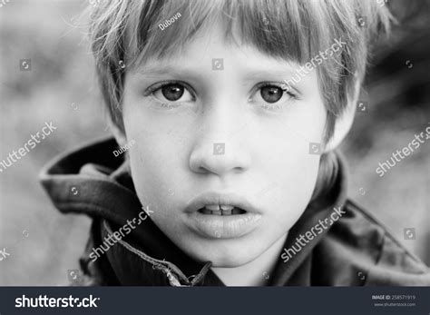 Outdoor Portrait 6 Years Old Boy Stock Photo 258571919 Shutterstock