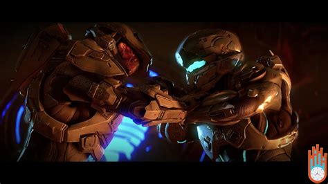 Halo 5 Chief Vs Locke Fight Cut Scene Youtube