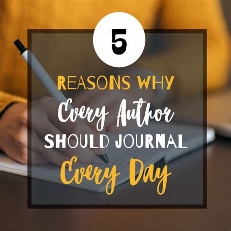 Why Authors Should Journal Every Day