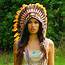 Orange Indian Headdress  90cm – Novum Crafts
