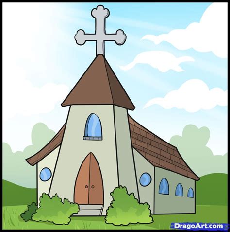 Church Cartoon Clip Art Library