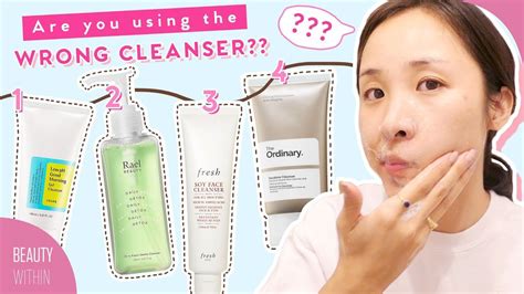 💦 Best Gentle Facial Cleansers For Your Skin Type 💦 Dry Combo