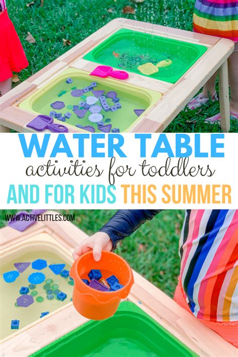 Water Table Activities for Toddlers and for Kids - Active Littles