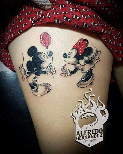 Mickey And Minnie Tattoos
