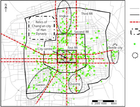 Map Of Xian Urban Area Download Scientific Diagram