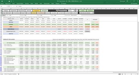 Planilha De Fluxo De Caixa Modelo Pronto Download