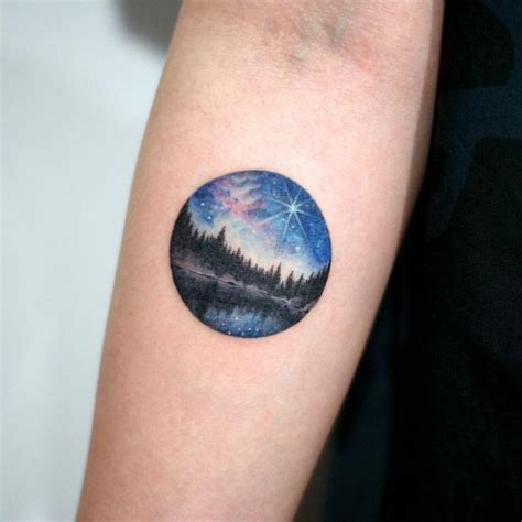 Watercolor Tattoo For Men By The Urbanist Lab Circle Tattoos Star