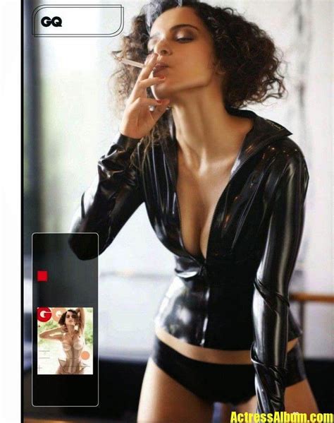Bollywood Sexy Kangana Ranaut Hot Lingerie Gq Magazine Photoshoot Actress Album
