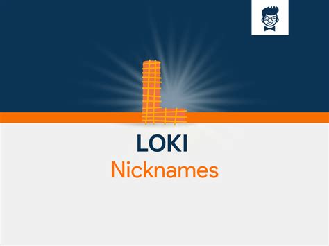 Loki Nicknames 600 Cool And Catchy Names Brandboy