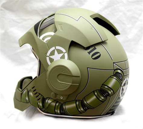 Masei 610 Gundam Zaku Matt Army Green Motorcycle Helmet Helmets