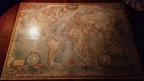Biggest Puzzle Ive Ever Done Executive World Map Educa 4000