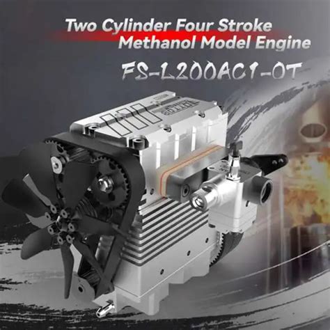 Toyan Fs L200ac Engine 4 Stroke Air Cooled Engine 7cc 2 Cylinder Nitro