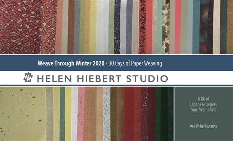 Weave Through Winter Class Kit Helen Hiebert Studio