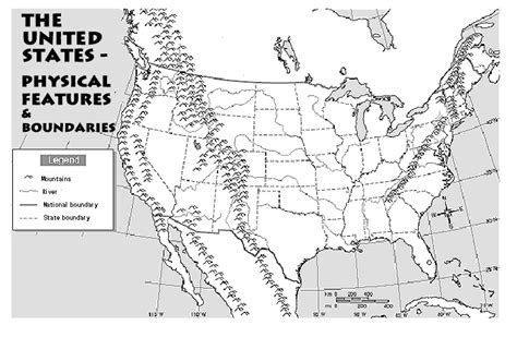 Blank Physical Map Of The United States Printable Map Images