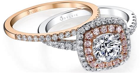 Mixing Metals Engagement Ring And Wedding Band Pairings