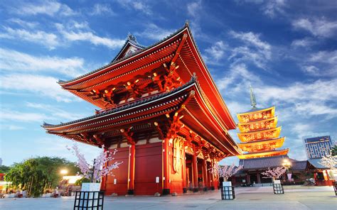 Wallpaper Tokyo Japan Asakusa Kannon Temple Temples Cities 3840x2400
