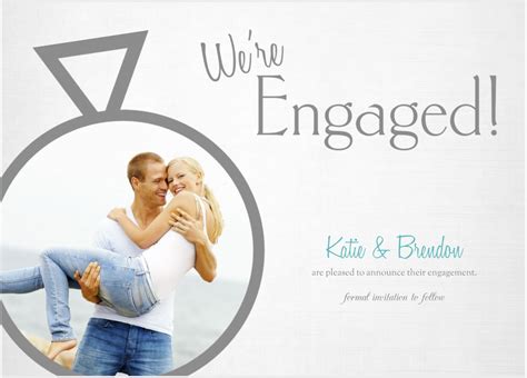 Mixbook 5x7 Custom Engagement Announcement Card Review Life With Kathy