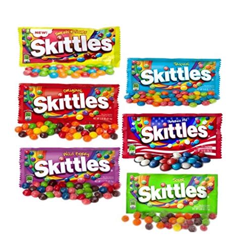 All American Skittles Assortment 6 Flavors 18 Packs Ez Ship Pack