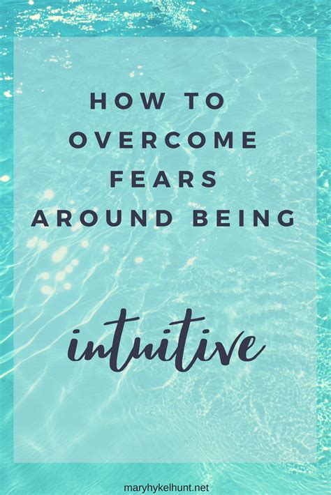 How To Overcome Fear Blocks Around Intuition Ideas Overcoming Fear