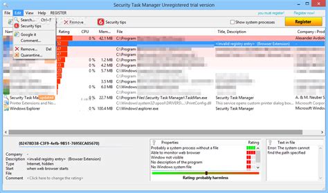 Security Task Manager Download And Review