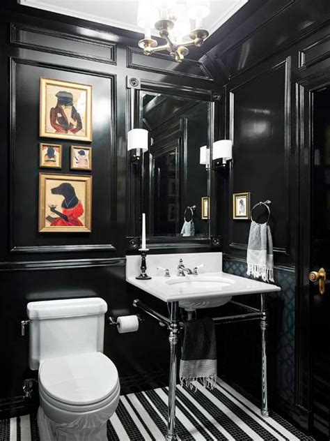 Jrl Interiors — How To Create Powder Rooms That Wow Your Guests Gothic