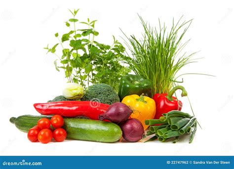 Bunch Of Fresh Vegetables Stock Photography Image 22747962