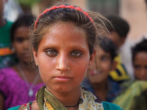 The Green Eyed Girl Chaksu Eastern Rajasthan India Flickr