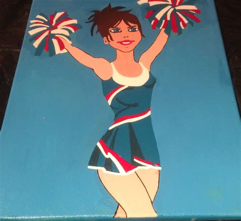 Cheerleader Commission Wood Pallets Cheerleading Disney Characters
