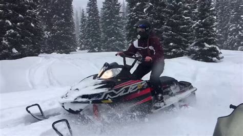 Snowmobile Ride To Red Meadow Lake Montana Youtube
