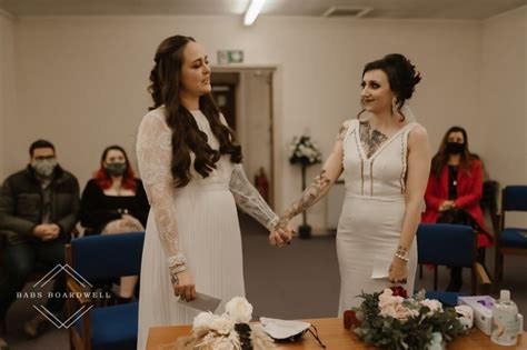 Romantic Lesbian Elopement Wedding Babs Boardwell Photography