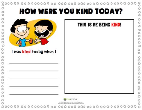 Help Kids Explore Moments Of Kindness Throughout The Day With This