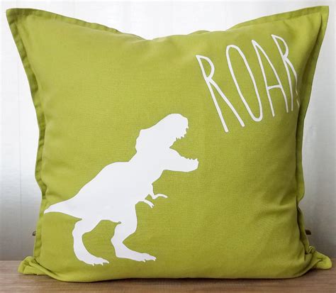 Dinosaur Pillowdinosaur Pillowcaseroart Rex Pillowboys Etsy