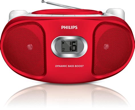 Philips Az105r05 Portable Cd Player Soundmachine With Fm Tuner And