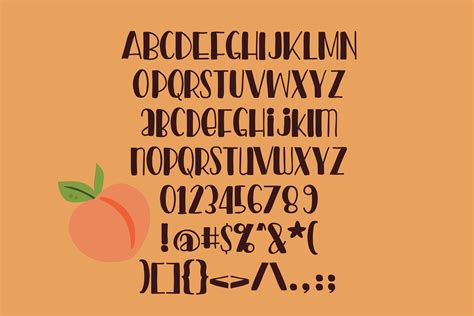 Don't begin with a b c! PN Peach Preserves Font Duo example image 3 | Cool fonts ...