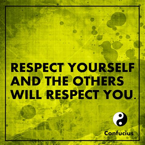 Respect Yourself Confucius Free Stock Photo Public Domain Pictures