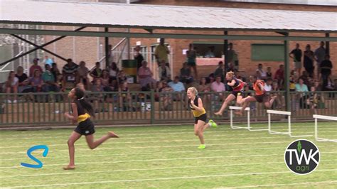 Piet Retief Primary School Athletics 28 01 17 Hurdles Youtube