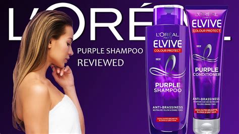Loreal Elvive And Elseve Colour Protect Purple Shampoo And Conditioner