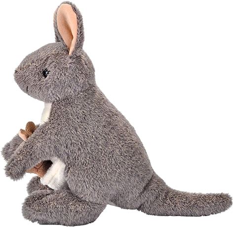 Kangaroo With Joey Plush Stuffed Animal Plush Toy Ts For Kids C
