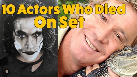 10 Actors Who Died On Set Youtube