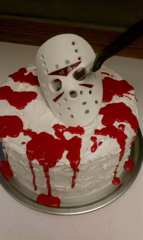 Jason Voorhees Halloween Cake — Birthday Cakes Halloween Cakes