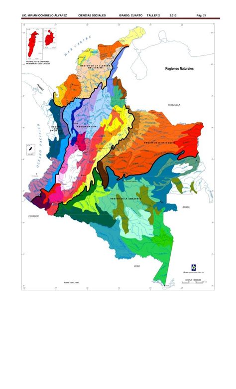 Regiones Naturales De Colombia 3°